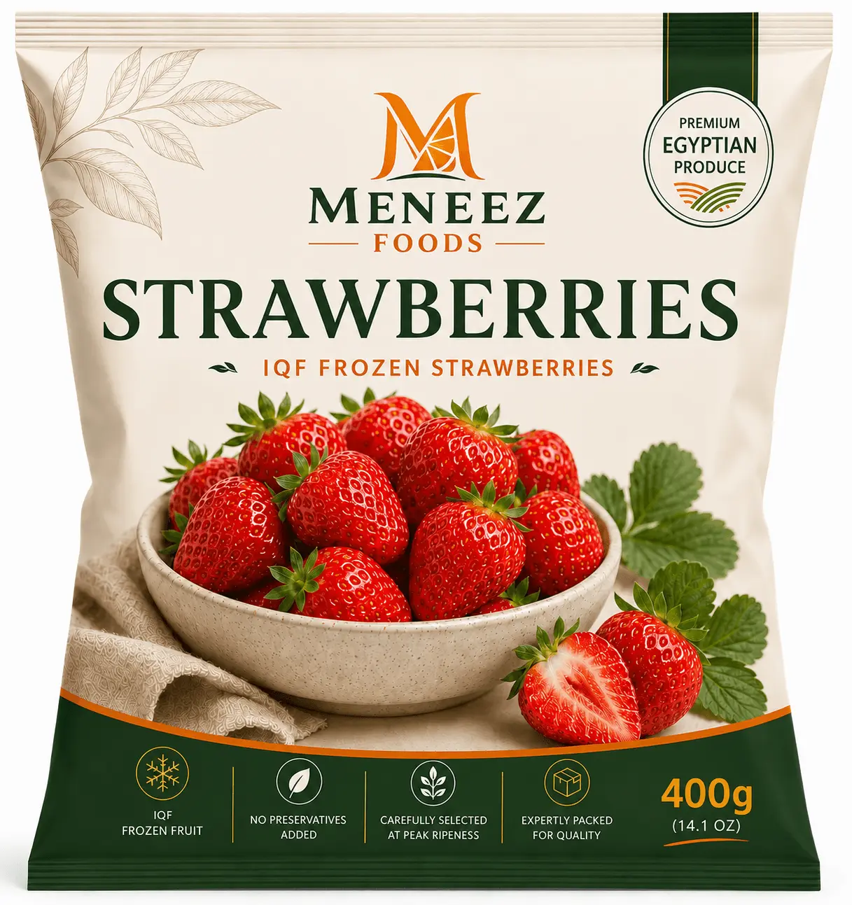 Egyptian IQF strawberries for European buyers